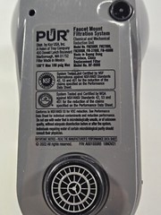 PUR Faucet Mount Water Filtration System Gray FM2500V, 2700G, 2800N, 3700B,4000B