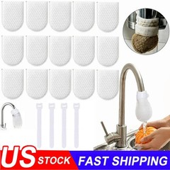 50~300x Mesh Faucet Filter Cotton Bag,Universal Anti-Splash Water Filter Kitchen
