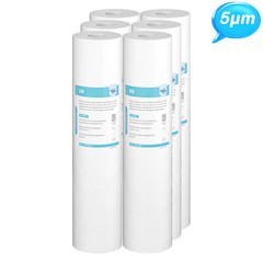 1-6Pack 5 Micron 20×4.5″ Sediment Water Filter Cartridge Replacement Whole House