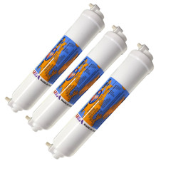 Omnipure K2586-SS 2OZ Icemaker water Filter With Phosphate 2″ x 10″ Elbow 1/4″