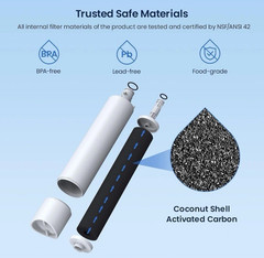 Glacier Fresh GF-009X Ice & Water Refrigerator Filter Replacement New
