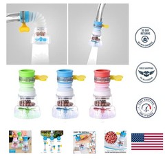 Compact 3-Piece Faucet Filter Set – Easy Install, Saves Water, Enhances Purity
