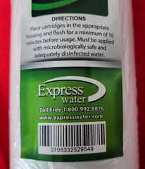 Qty 2 EXPRESS WATER Carbon 10 Inch Filter NIP / SEALED