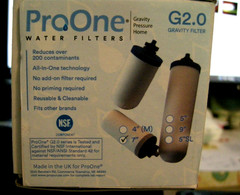 ProOne G2.0 – 7″ Gravity Water Filter G-Series Replacement Element *NEW