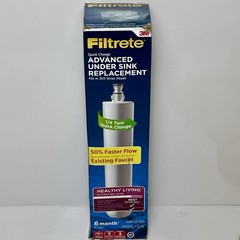 Filtrete 3US-PF01 Advanced Under Sink Water Filter 6 Month NEW Sealed