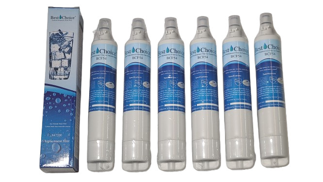 Best Choice BCF54 Certified Water Filter fits Fisher & Paykel 847200 6 Pack