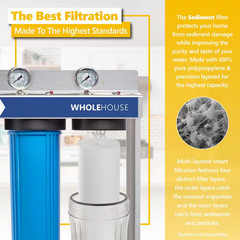 Express Water 2 Pack Sediment Replacement Filter Whole House Replacement Water 5