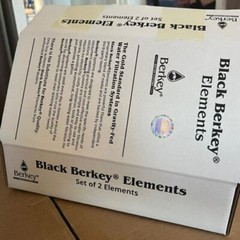 New Authentic 2 Black Berkey® Replacement Filters & 2 PF-2 Fluoride Filters-Seal