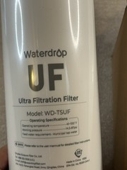 Waterdrop TSUF Ultra-Filtration under Sink Water Filter, Replacement 24 Months