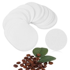 CEYAZYE 200 PCS Round Coffee Filter Paper, 56 mm Disposable 56mm, White