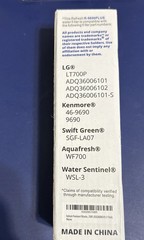 REFRESH Refrigerator Filter R-9690PLUS-S / LG LT700P /Kenmore 46-9690