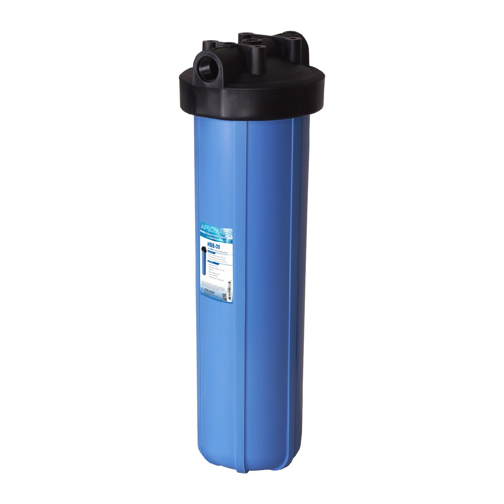 APEC 20″ Big Blue Whole House Water Filter Housing 1″ Inlet/Outlet (HBB-20)