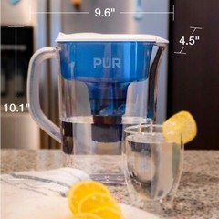PUR 7-Cup Water Filter Pitcher 2-in-1 Filtration Sealed!