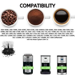 24 Nispira Activated Charcoal Water Filters Replacement Compatible with White