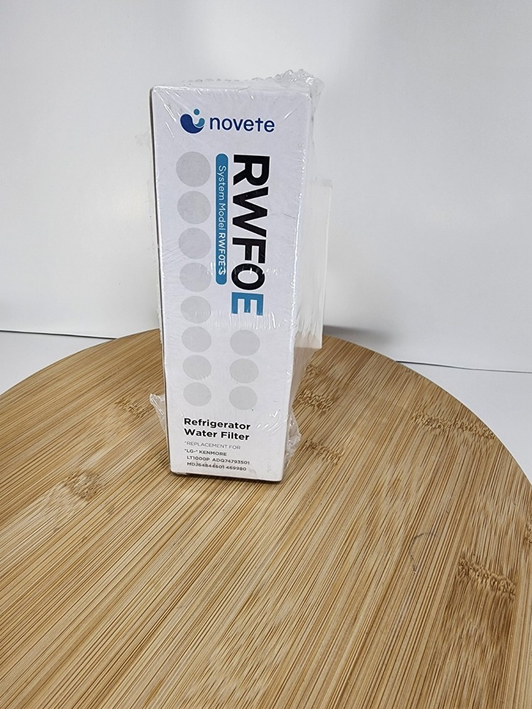 Novete RWFOE Refrigerator Water Filter Replacement With Filter