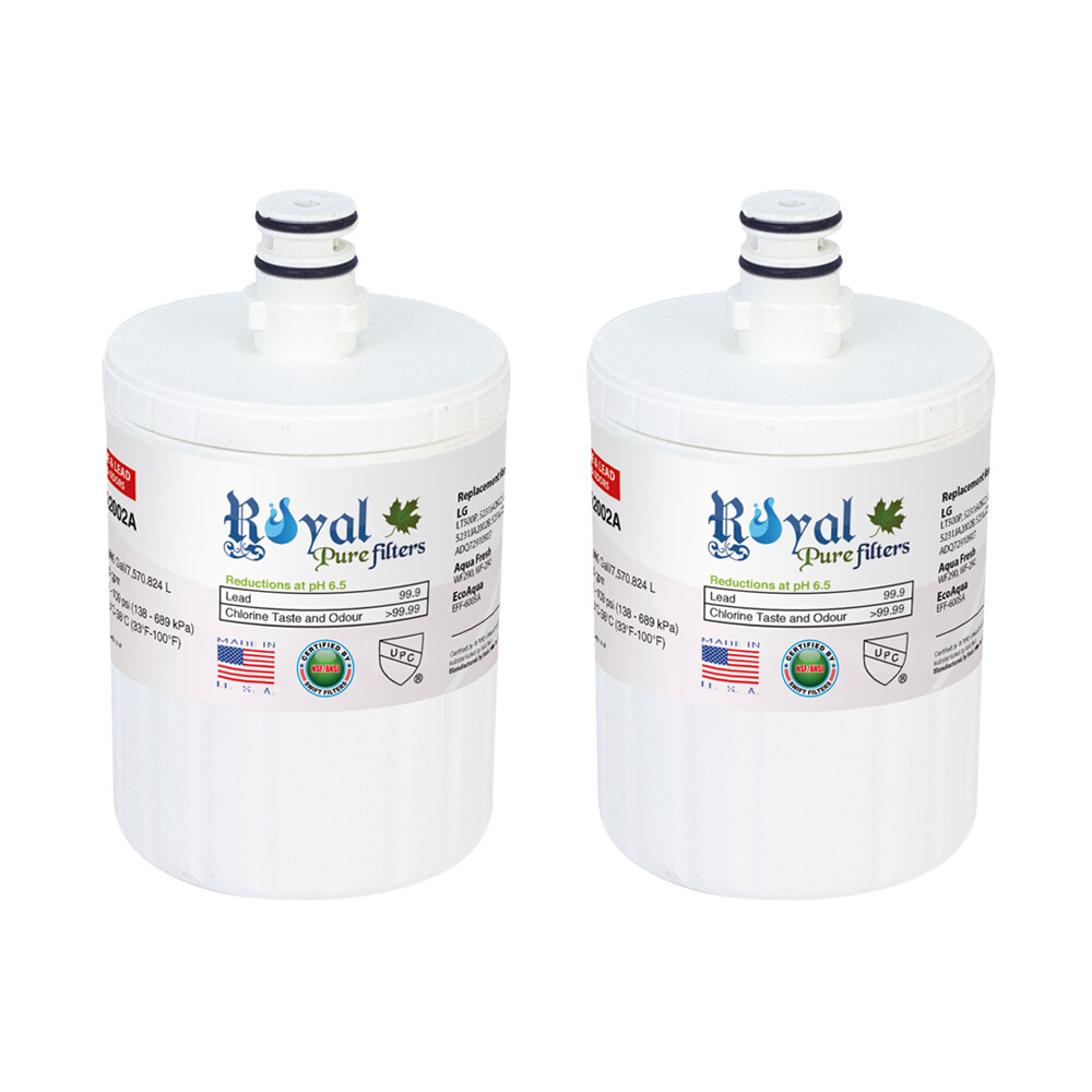 Replacement for LG 5231JA2002A,LT500P Compatible Refrigerator Water Filter 2Pck