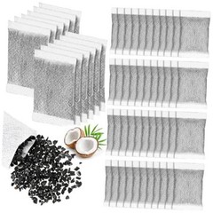 100 Pcs Activated Charcoal Water Filter Coconut Shell Distiller Filters