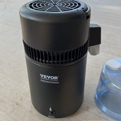 VEVOR 1.1 Gallon Water Distiller Machine Plus Cleaning Powder & Carbon Packs