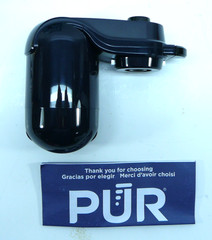 PUR PLUS Faucet Filtration System – Black, Vertical, FM-2500V + Filter! [B]bin