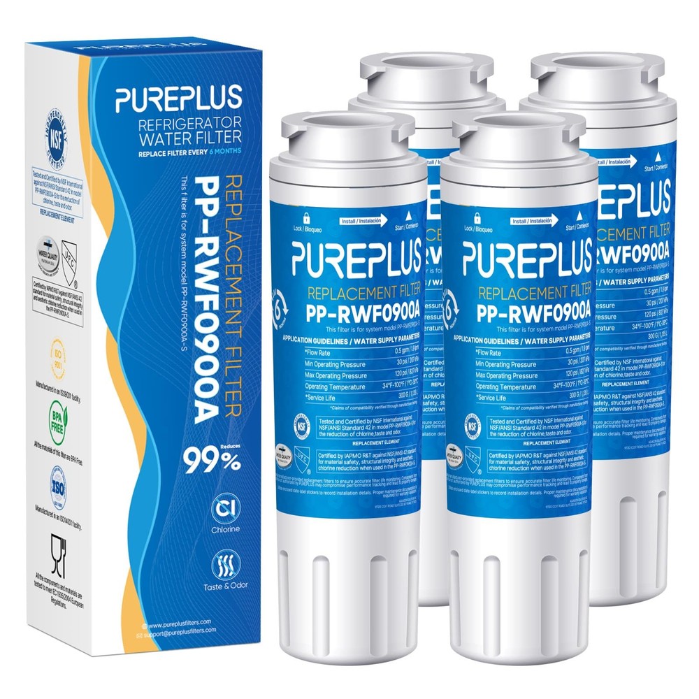 Refrigerator Water Filter Replacement for Maytag Whirlpool EDR4RXD1 UKF8001 4 Pa