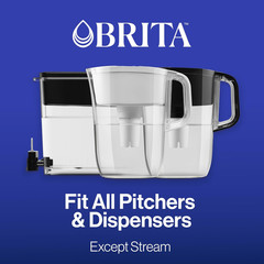 Brita Filter Replacements for Water Pitchers and Dispensers, Elite, NSF Certifie