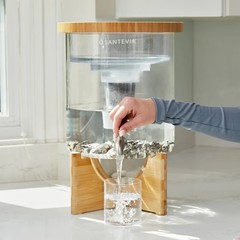 Santevia Glass Water System with MINA Fluoride Filter – Mineralizing Countertop