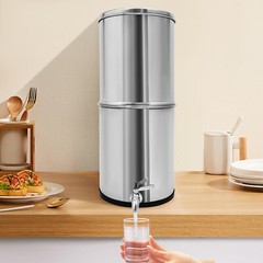 2.25 Gal Gravity-Fed Water Filter Countertop Water Purification System