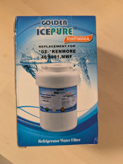 GOLDEN ICEPURE RWF0600A/MWF Refrigerator Water Filter, White