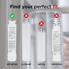 EPTWFU01 Puresource Ultra II Refrigerator Water Filter, 1 Count, White