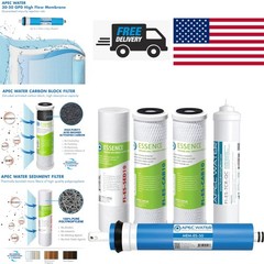 Complete RO Filter Set with Coconut Shell Carbon Membrane for Water Purification