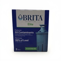 BRITA Longlast Replacement Filters Elite For Pitcher Dispensers 2 Filters