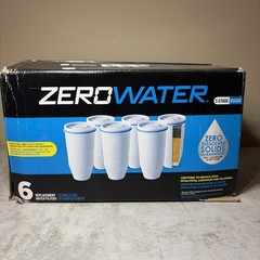 ZeroWater Replacement Water Filters 6-Pack BPA Free 5 Stage Brand New ZR-006-tg