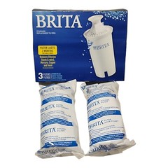 Brita Water Pitcher Standard Replacement Filters White Open Box 2 Filters Only