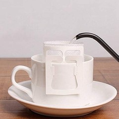 100 Pcs Premium Coffee Filter Paper Bags Disposable Single Serve Drip 100 PCS