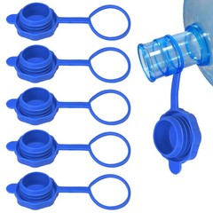 5 Pcs Reusable 5 Gallon Water Jug Caps Leak Proof Bottle Lids 55mm Water Bottles