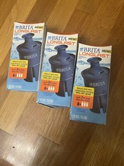 Brita Long Last Pitcher Replacement Filters 3Ct 3x Longer Lasting New Sealed Box