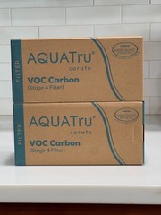 2 pack of AquaTru Carafe VOC Carbon Filter (Stage 4)