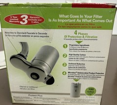 Dupont Premier Faucet Mount With 4 Phase 100 Gallon Filter Silver