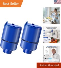2-Pack PURWater Filter Replacement for RF-9999 PURPLUS Faucet Water Filtratio…