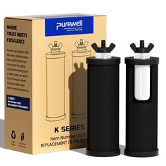 Purewell PF-3 Black 3-Stage Composite Purification Elements, Replacement Filt…