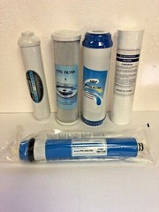 5 Stage Reverse Osmosis Replacement Filters with 75 GPD Membrane CTO,GAC,T33,PP