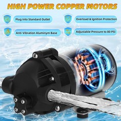 100G RO Booster Pump Kit 1/4,Bring The High-Voltage and Low-Voltage Switches NEW