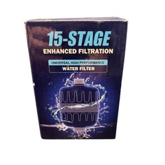 15-Stage Enhanced Filtration Universal High Performance Water Filter Sealed