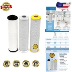 Genuine Claryum 3-Stage Filter Replacements – 800 Gal, 6 Mos, WQA Certified 7…