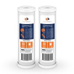 Carbon Block 2-PACK CTO Water Filter Cartridges for RO Reverse Osmosis System