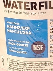 Samsung DA29-00003G / HAFIN2/EXP / HAFCU1/XAA Water Filter NEW No Box. Set Of 3!