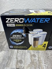 Zero Water 5-Stage Replacement Filter 4 Cartridge/Lot New/Open Box