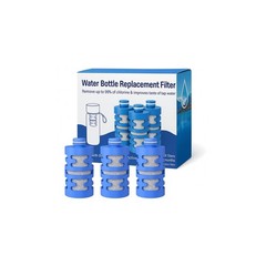 Nispira Water Filter Replacement for Philips GoZero Fitness Water Bottle, 1 Pk