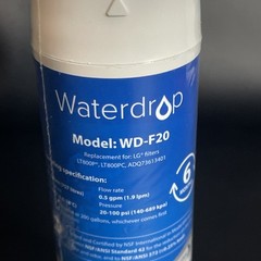 WaterDrop WD-F20 LG Refrigerator Water Filter for LT800P LT800PC ADQ73613401 New