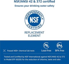 Maxblue ADQ73613401 Refrigerator Water Filter, Replacement for LG® LT800P®, (3)